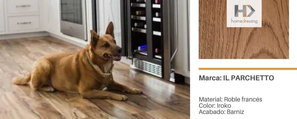 Blog-Imagen-pisos-madera-ingenieria-hogares-con-perros-gatos-mascotas-marca-il-parchetto-madera-roble-frances-color-iroko-acabado-barniz-Homedressing-Dic20