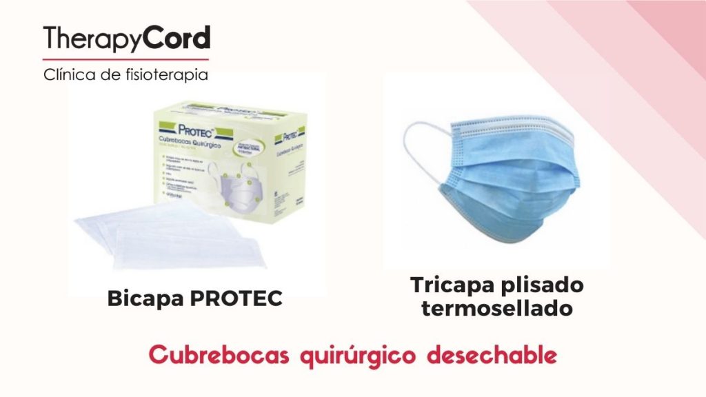 TherapyCord Care cubrebocas desechable